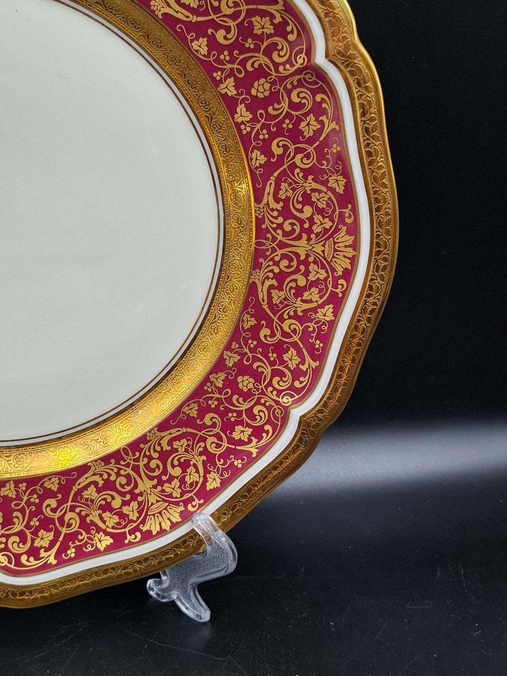 Rosenthal Piatti: 8 Teller Rosenthal Chippendale Set Barock-Glamour-Stil 1930 – Usato da Zürich venduto da bruzolda 2