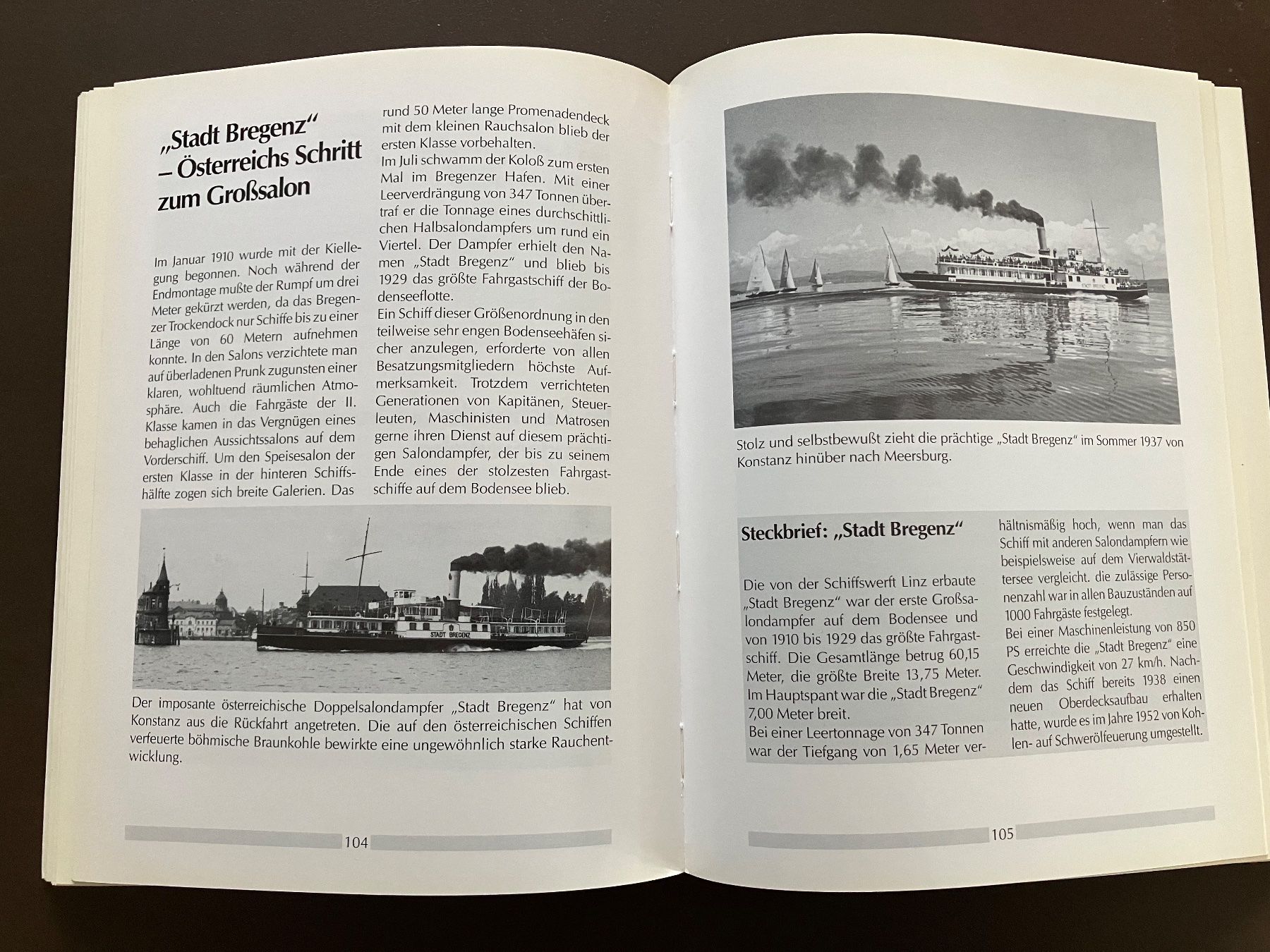Libri: Dampfschiffe Bodensee - signiert – Usato da Menziken venduto da timbuktu1001 6