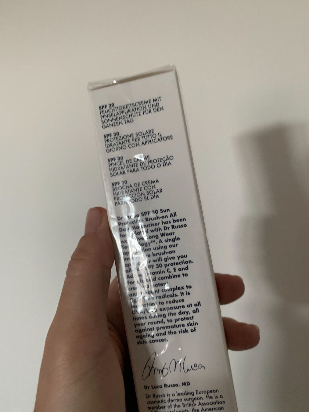 Cura del viso: Dr. Russo Brush Moisturiser SPF30,Ladenpreis CHF84.90 – Nuovo e nell'imballaggio originale da Zürich venduto da deruja 4