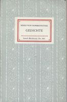 Hugo von Hofmannsthal - Gedichte, Insel-Bücherei Nr. 461
