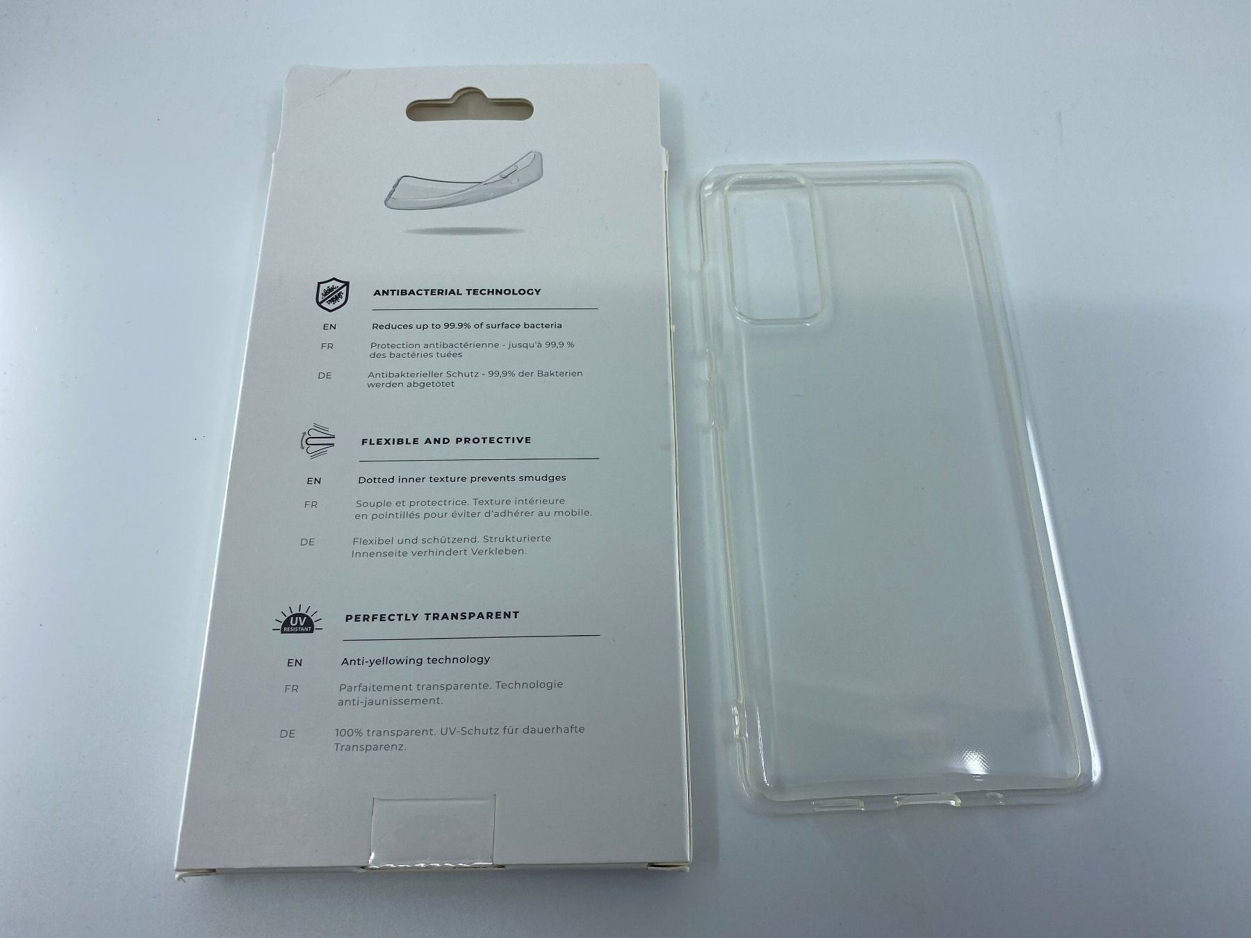 Samsung Cover & Protezioni schermo: Xqisit Back Cover Flex Case Samsung Galaxy S20 FE – Nuovo (secondo la descrizione) da Langwiesen venduto da Restposten-24 1