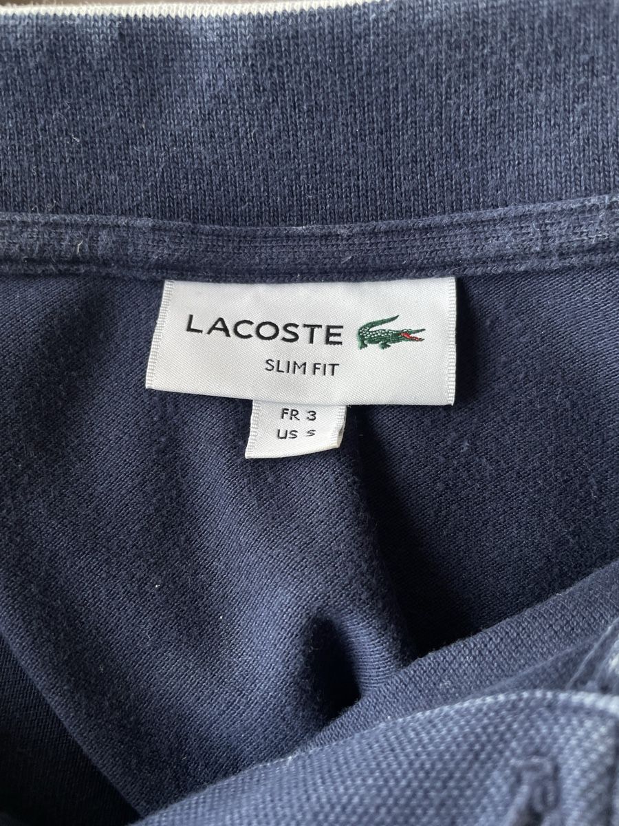 Lacoste Magliette Polo: Polo Lacoste bleu marine - édition limitée - S – Usato da Onnens VD venduto da Slyce 3