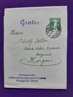 Zeitungsband mit vorgedr. Briemarke 1918