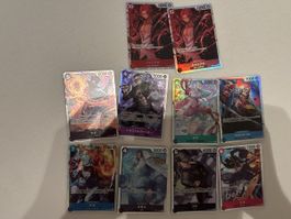 One Piece Sammelkarten 10 Super Rare Karten