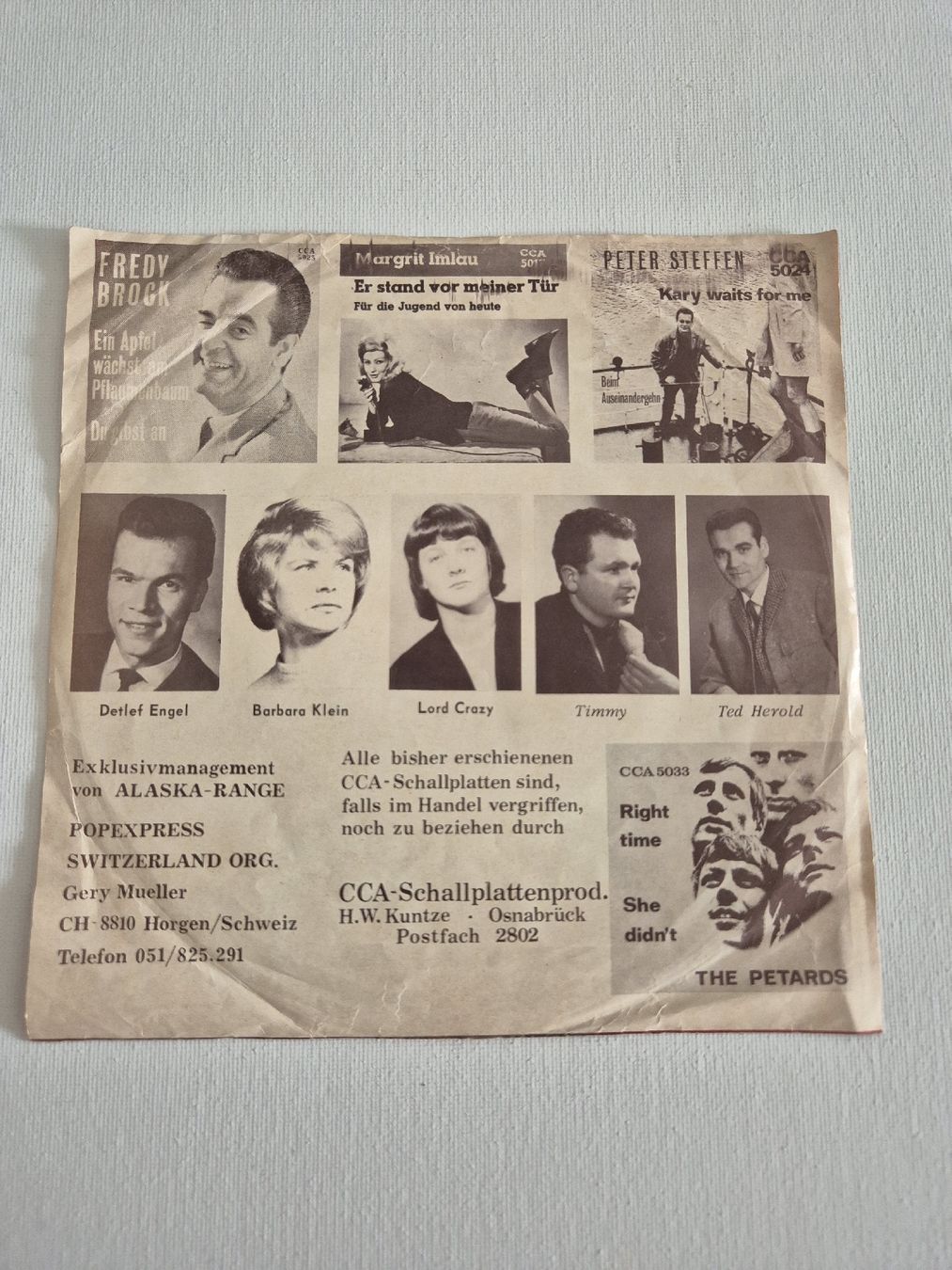 Dischi in vinile: Alaska Range -  Castles in the Air Daybreak - Single 7 , DE – Usato da Uster venduto da newwave0 1
