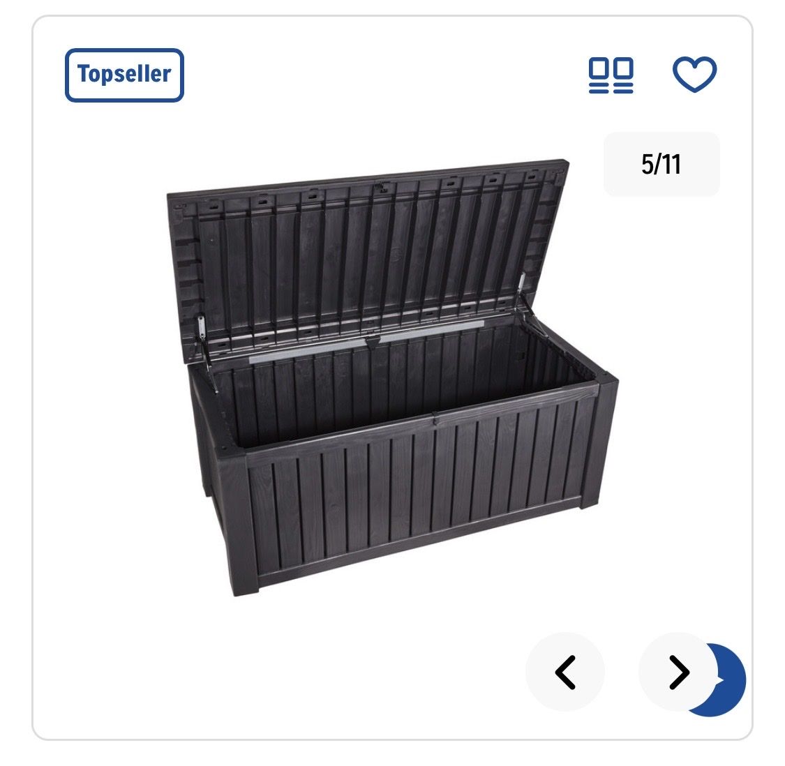 Keter Box contenitori: Gartenbox Aufbewahrungsbox dunkelgrau Kunststoff – Usato da Engelburg venduto da Claudioeicher 2