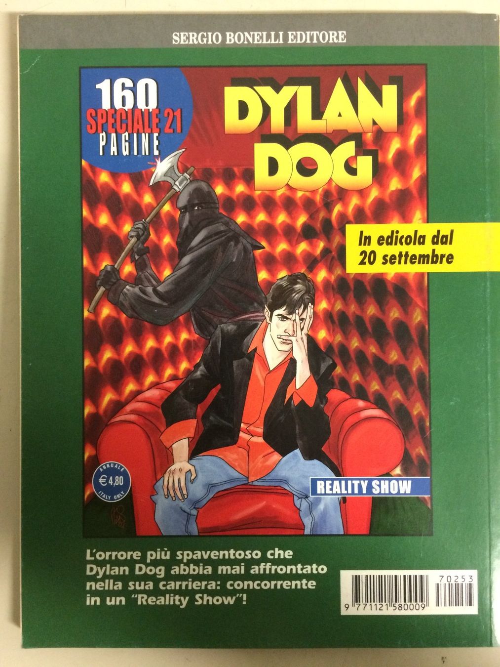 Fumetti: DYLAN DOG  # 253 I MOSTRI DI SULLIVAN Sergio Bonelli 2007 – Usato da Vezia venduto da Aquarius_Age 1