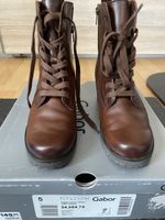 Bottines Gabor marron doublées cuir taille 38 neuves