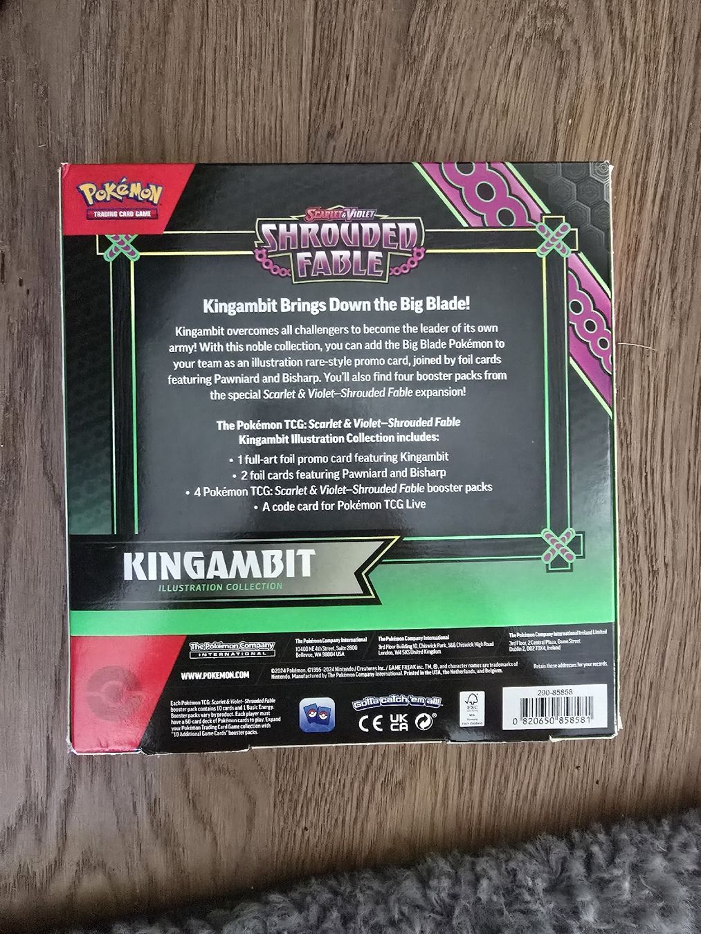 Pokémon Carte collezionabili: Pokémon TCG Kingambit Illustration Collection  – Nuovo e nell'imballaggio originale da Niederlenz venduto da mon_c7lk 1