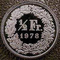 50 Rappen 1978 stgl. / aus Münzsatz