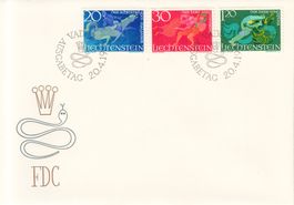 LBK 410 - 412 FDC
