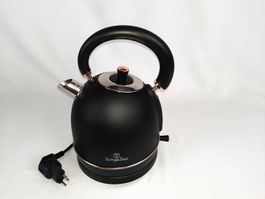 BERLINGER HAUS Wasserkocher BH-9472 Schwarz Rose