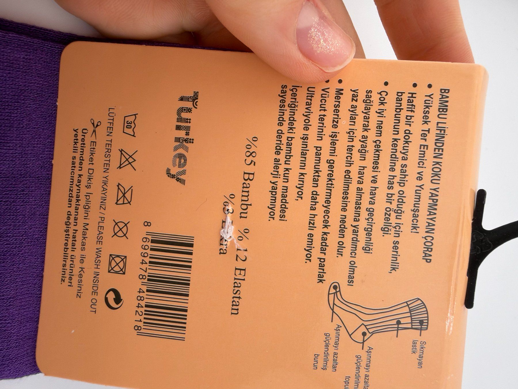 Calze: Socken, Bambus, Gr. 36-40, 2 Stück – Nuovo e nell'imballaggio originale da Riehen venduto da edu_92w7 1