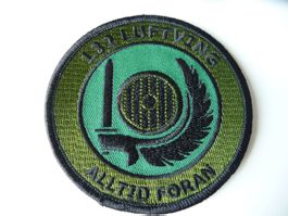 Norwegen Geschwader 132  Badge getarnt Stoff, Klett