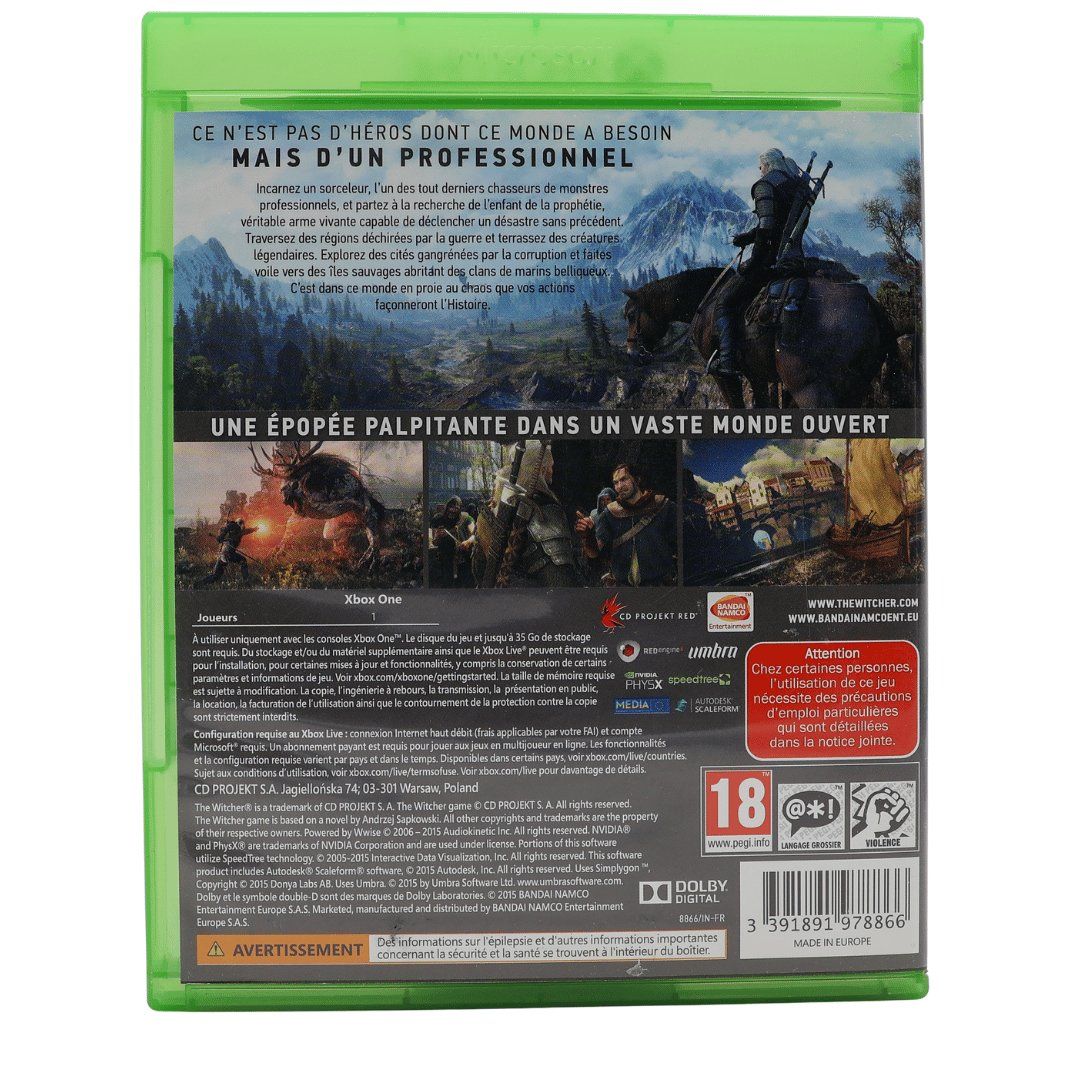 Giochi: Witcher 3: Wild Hunt  - Xbox One – Usato da Paudex venduto da dindeboy 2