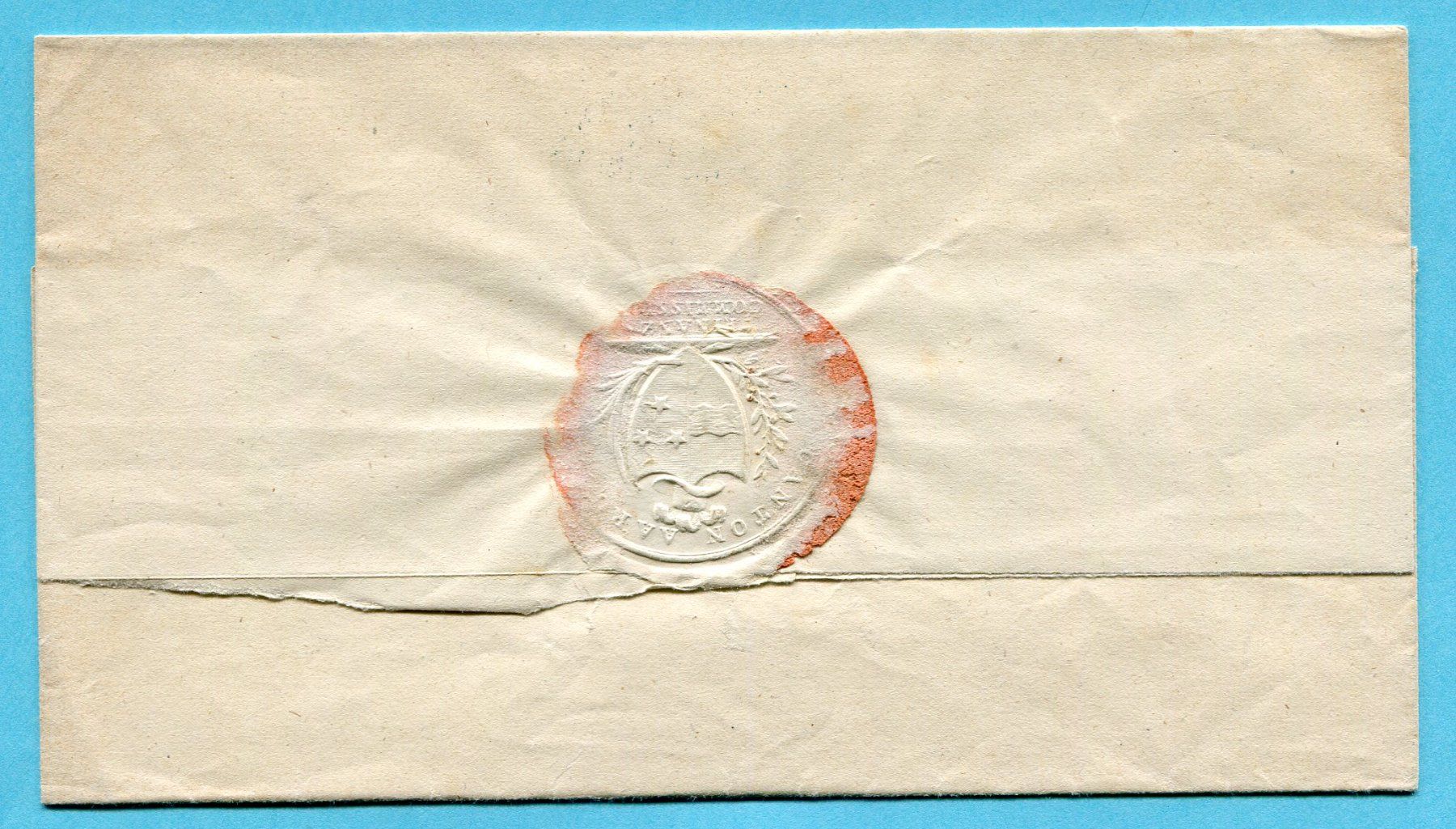 Alle Briefmarken: Umschlag von Aarau nach Rheinfelden 1850 – Gebraucht aus Opfikon von Prophila 1