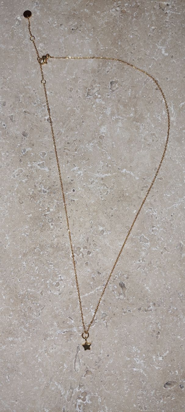 Catenine: Filigrane Kette mit Stern Anhänger – Nuovo (secondo la descrizione) da Richterswil venduto da Viorella 1