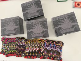 Pokémon 4x Elite Trainer Box Pitch Black +20 Sleeved booster