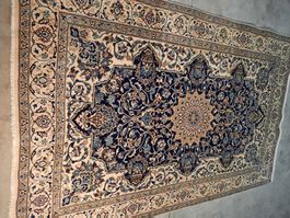 Orientteppich; handgeknüpft, echter Nain