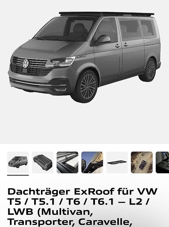 VW Dachträger: VW multivan Dachträger Horntools – Gebraucht aus Widnau von Raoulpereira2424