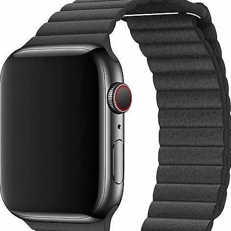 Bracciali & Braccialetti: Apple Watch Leather Loop 42/44/45 mm M schwarz Original – Usato da Dietlikon venduto da Bonamesa 3