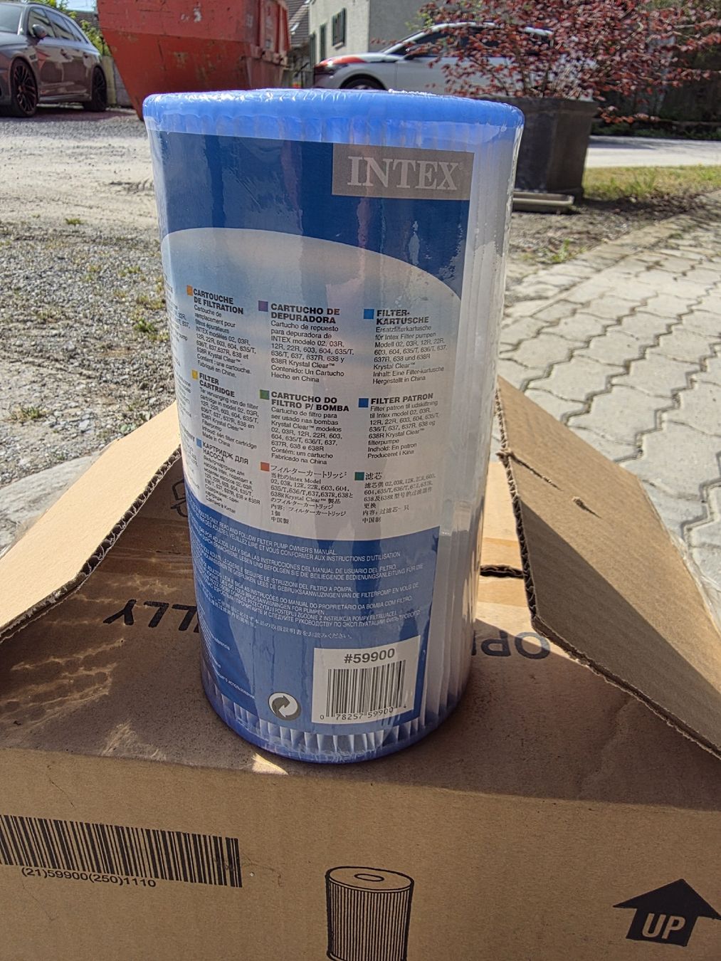 Intex Accessori per Piscine: Intex Filter-Kartusche #59900 – Nuovo e nell'imballaggio originale da Ottikon b.Kemptth. venduto da Famhess 1