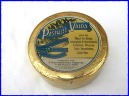 alte Blechdose "Pastilles VALDA" - etwa 60er-Jahre