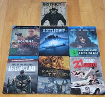 Steelbook Sammlung: District 9, Bourne, Battleship uvm.