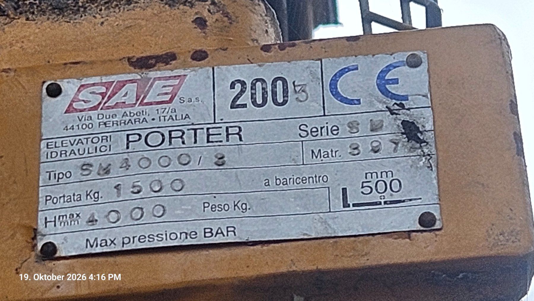 Gabelstapler & Hubwagen: Heckstapler Porter – Gebraucht aus Hohentannen von Spez88 3