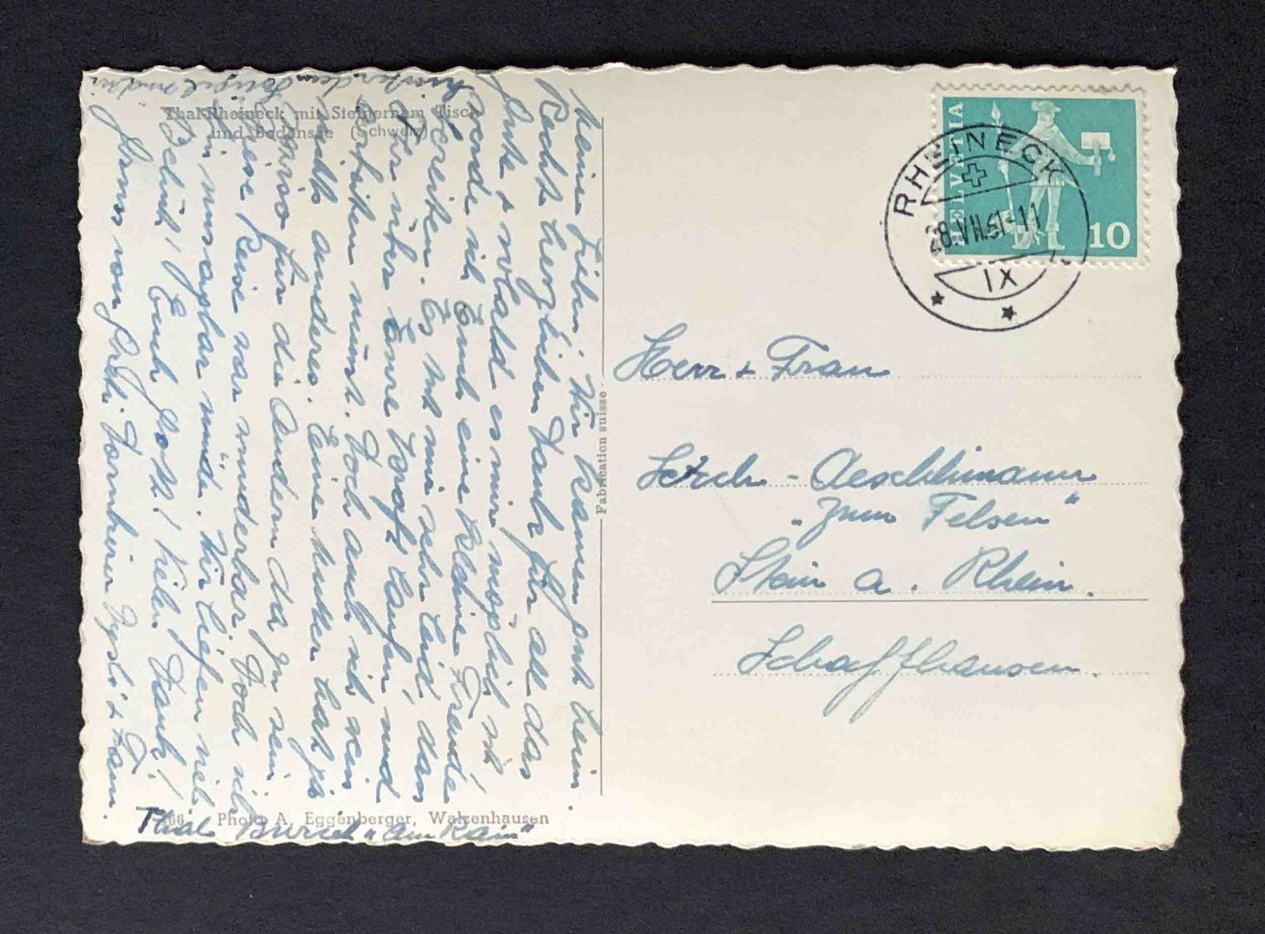 Cartoline postali: AK Thal Rheineck – Usato da Goldau venduto da artelier1 1