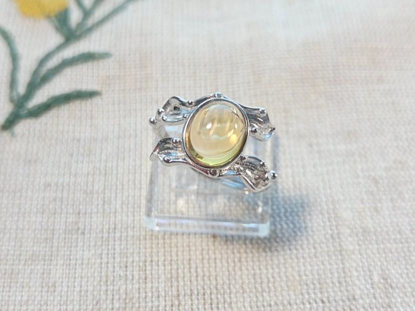Anelli: NEW - S925 Citrine Ring (Adjustable) – Nuovo (secondo la descrizione) da Zürich venduto da cin_wcf6