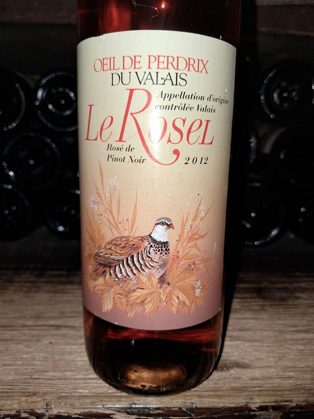 Wein: Le Rosel Oeil de Perdrix du Valais 2012 – Neu und originalverpackt aus Le locle von juliensaran