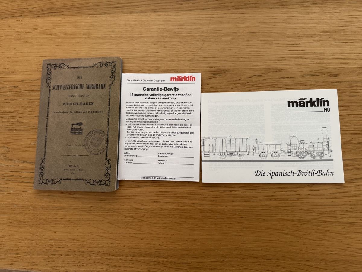 Märklin Modellini di ferrovie: Märklin 28471 Spanish-Brötli-Bahn – Nuovo (secondo la descrizione) da Schaffhausen venduto da KellerJuerg 1