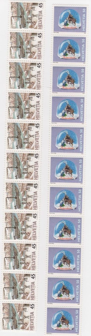 Tutti i francobolli: 11er Streifen Rollenmarken – Nuovo (secondo la descrizione) da Lumino venduto da Givo