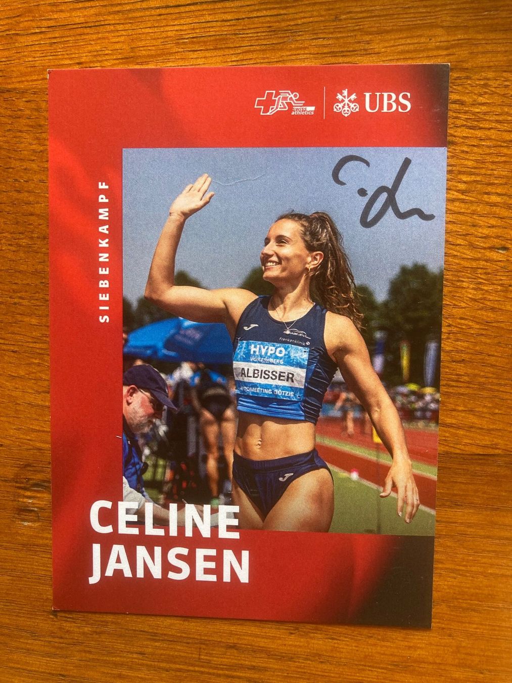 Autogramme: Celine  Jansen  /  orig. AK – Neu (gemäss Beschreibung) aus Lovens von Traktor69
