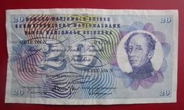 20er Note Serie 104 N vom 9. April 1976 - Nr. 047554