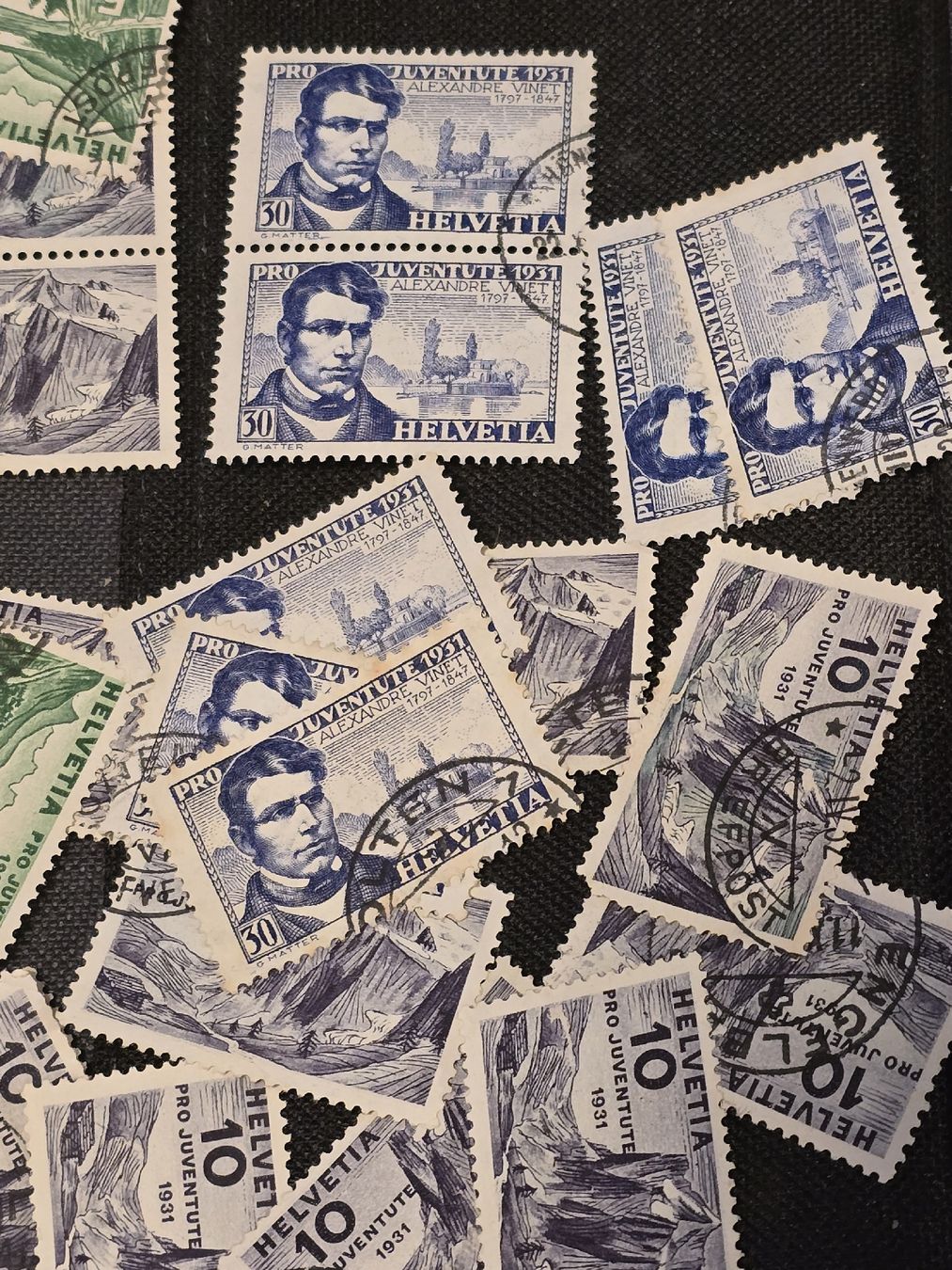 Tutti i francobolli: 1931 Pro Juventute Briefmarken Sammlung – Usato da Baden venduto da swiss-alps 1