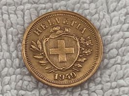 1 centime/Rappen 1940