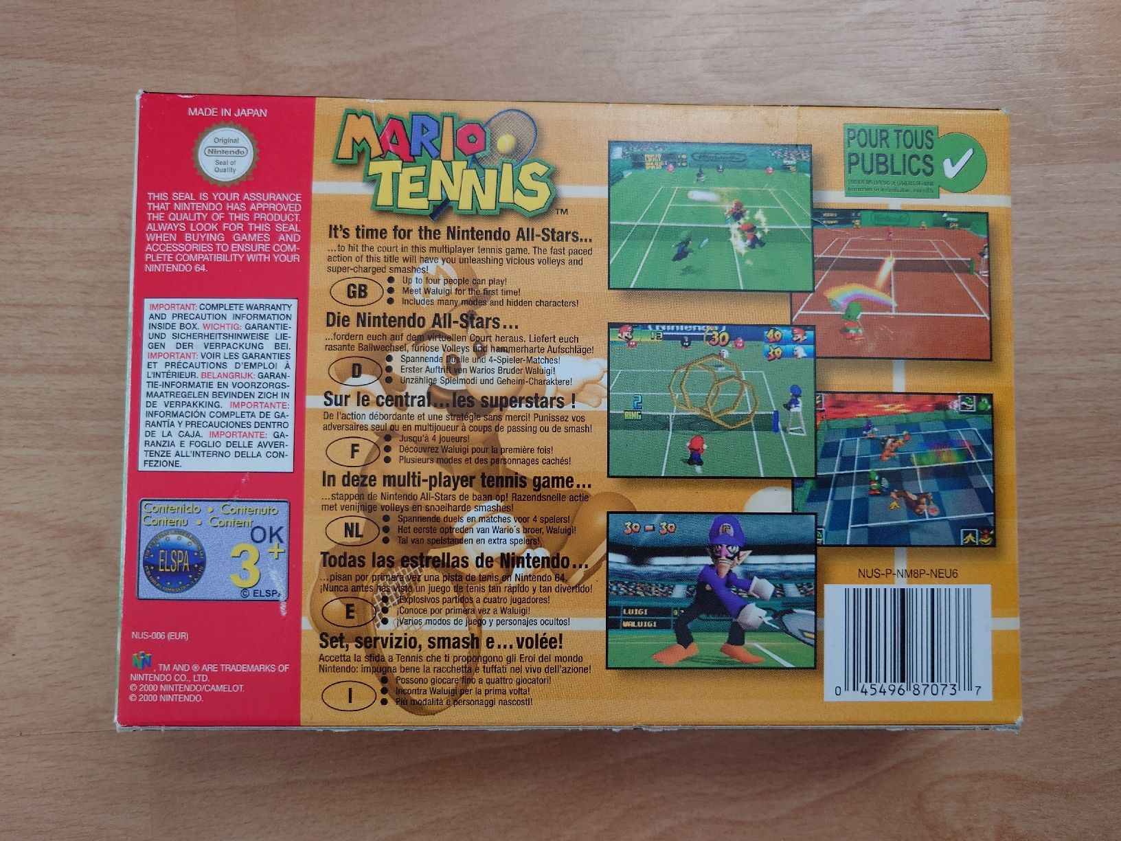 Giochi: N64 Mario Tennis OVP – Usato da Leuzigen venduto da Darcry 1