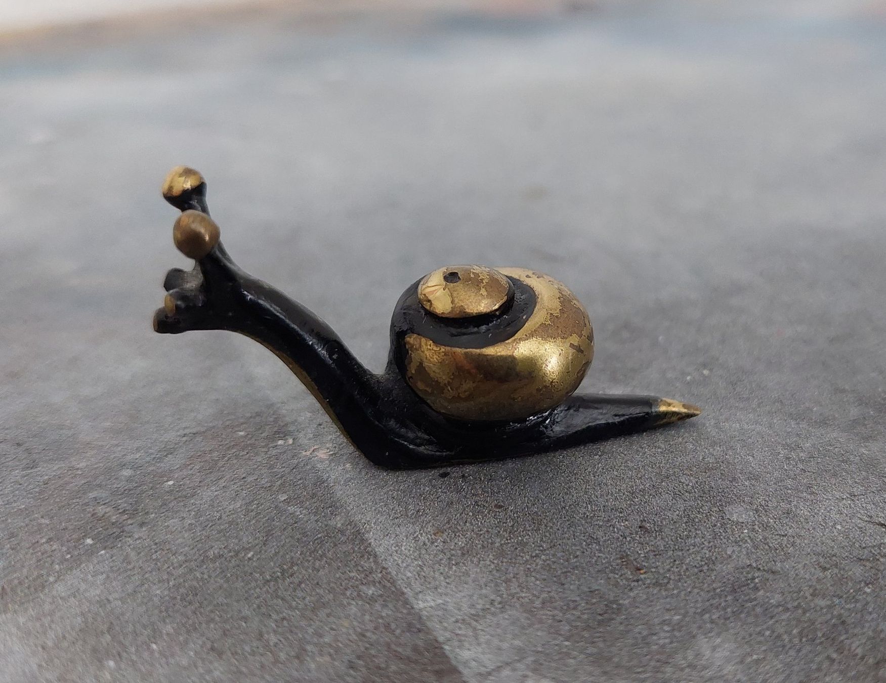 Statuette: Broncefigur Schnecke mit Haus (Nr.9) – Usato da Subingen venduto da K7passt_immer