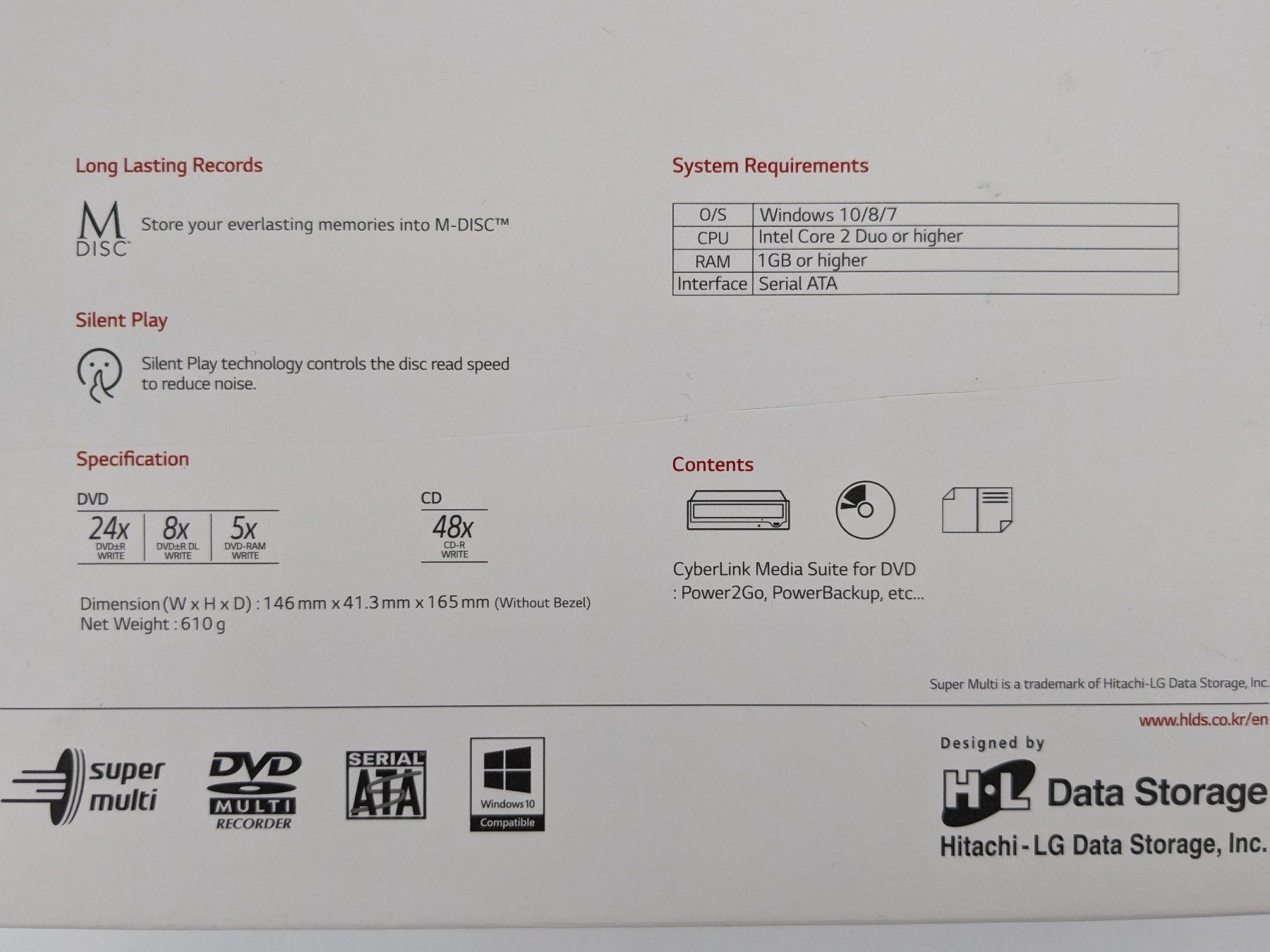 Aufnahmegeräte: HITACHI-LG Data Storage DVD Writer – Neu (gemäss Beschreibung) aus Dintikon von Restwert_Dintikon 3