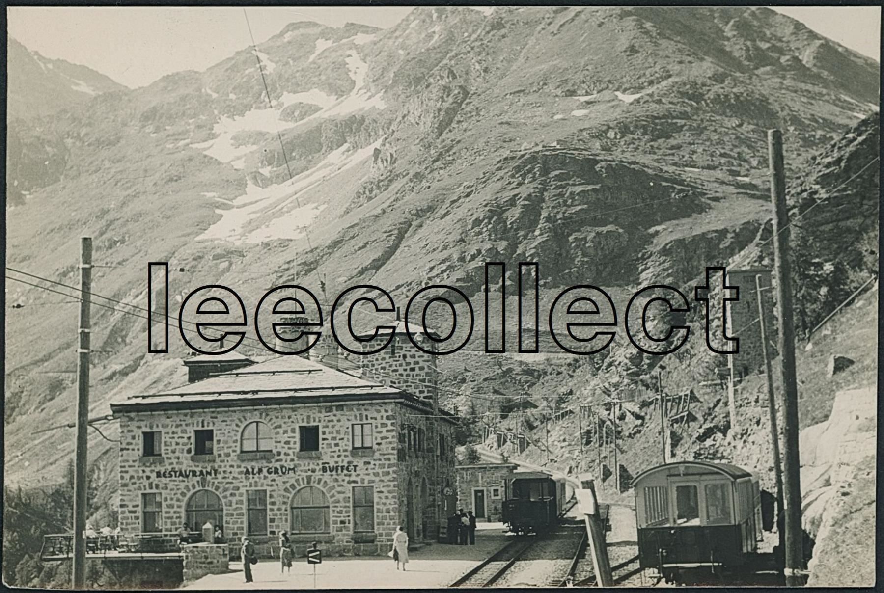 Cartoline postali: GR Alp Grüm - Bernina Bahn BB - RhB – Usato da Schindellegi venduto da leecollect
