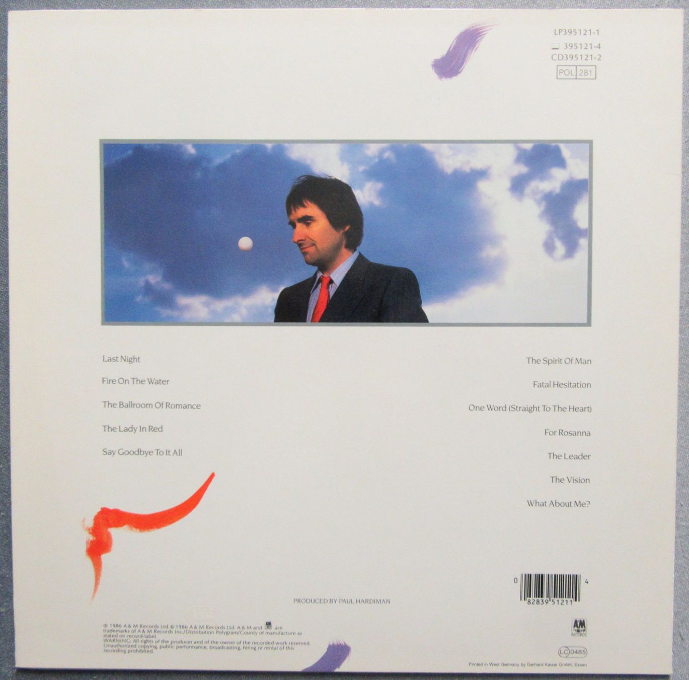Dischi in vinile: Chris De Burgh - Into The Light - LP ab CHF 5.00 – Usato da Auenstein venduto da Padabimbim 1