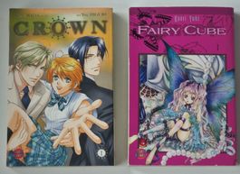 Manga CROWN B.1 S. Wada Y.Higuri + FAIRY CUBE B.1 Kaori Yuki