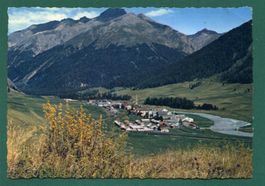 S-chanf im Engadin gegen Piz d'Esan, Feldpost gelaufen