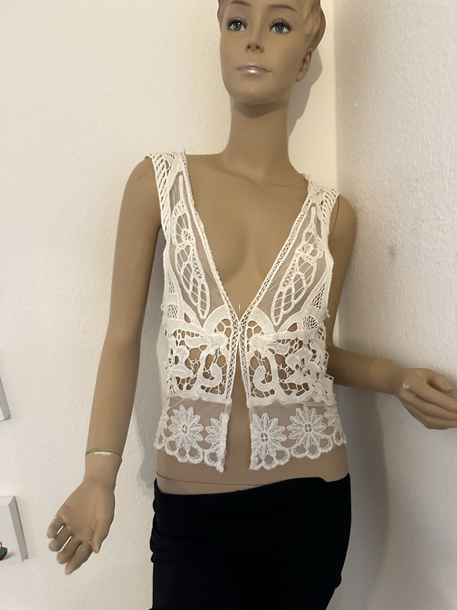 Gilet & Giacche senza maniche: Damen Spitze Gilet Gr/M – Usato da Basel venduto da Ivana_4 6