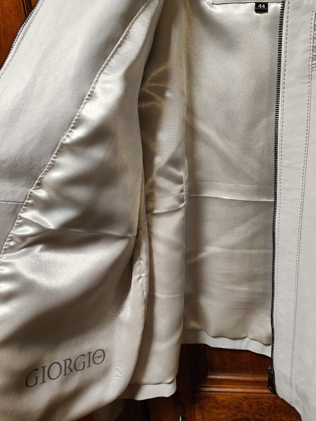 Vestes: Veste en cuir Giorgio & Mario, taille 42 – Neuf (Voir description) à Massongex par kik_y97b 3