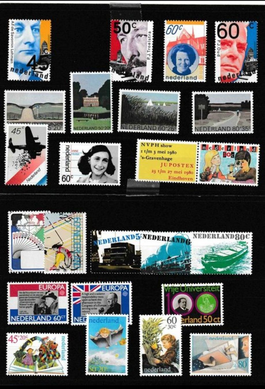 Tutti i francobolli: Niederlande 1980 komplett postfrisch ** – Nuovo (secondo la descrizione) da St Gallen venduto da Stampsalshobby