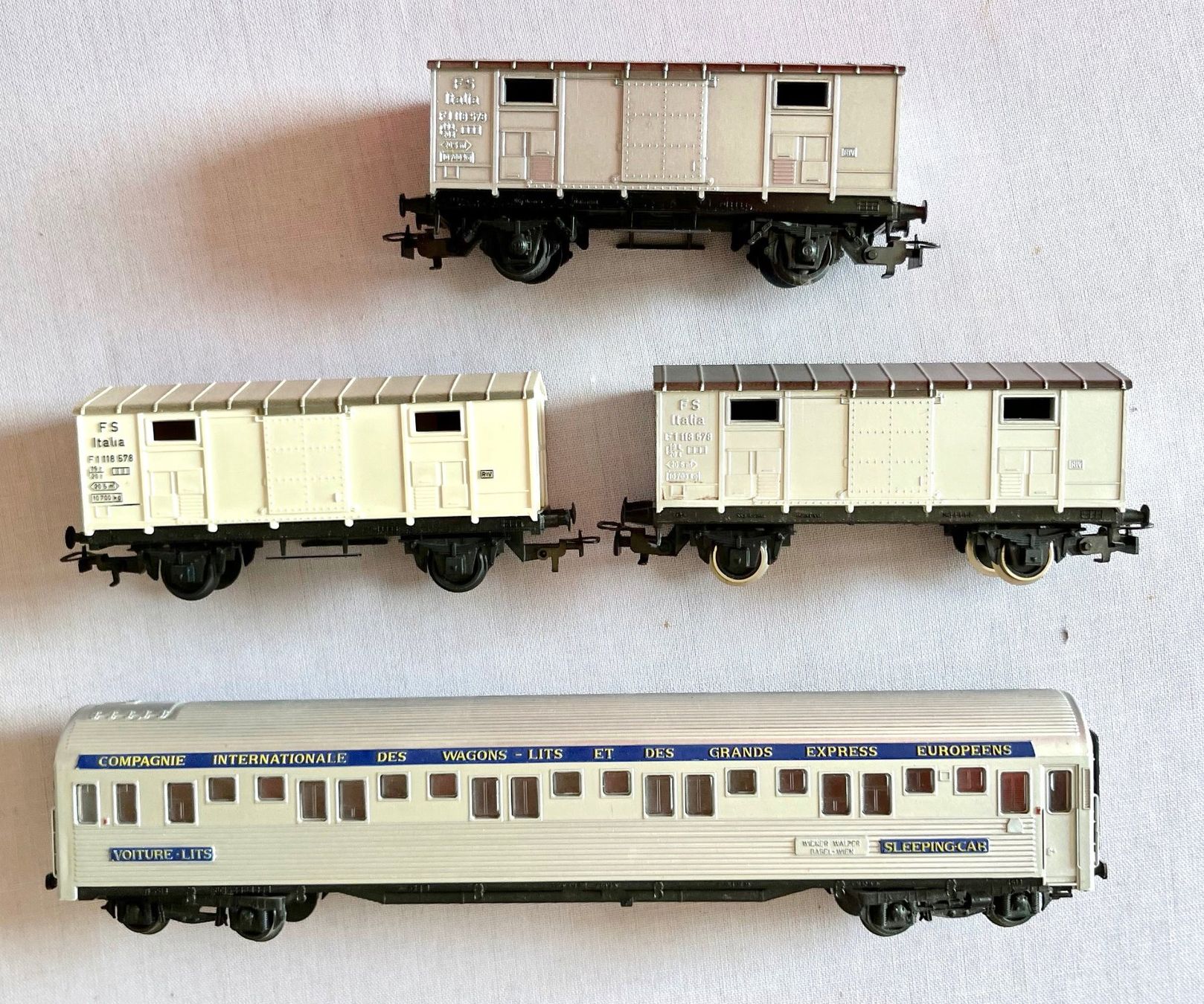 Kleinbahn Trains électriques: Kleinbahn 3 FS Wagen , Schlafwagen – D'occasion à Bleiken par hbw45 2