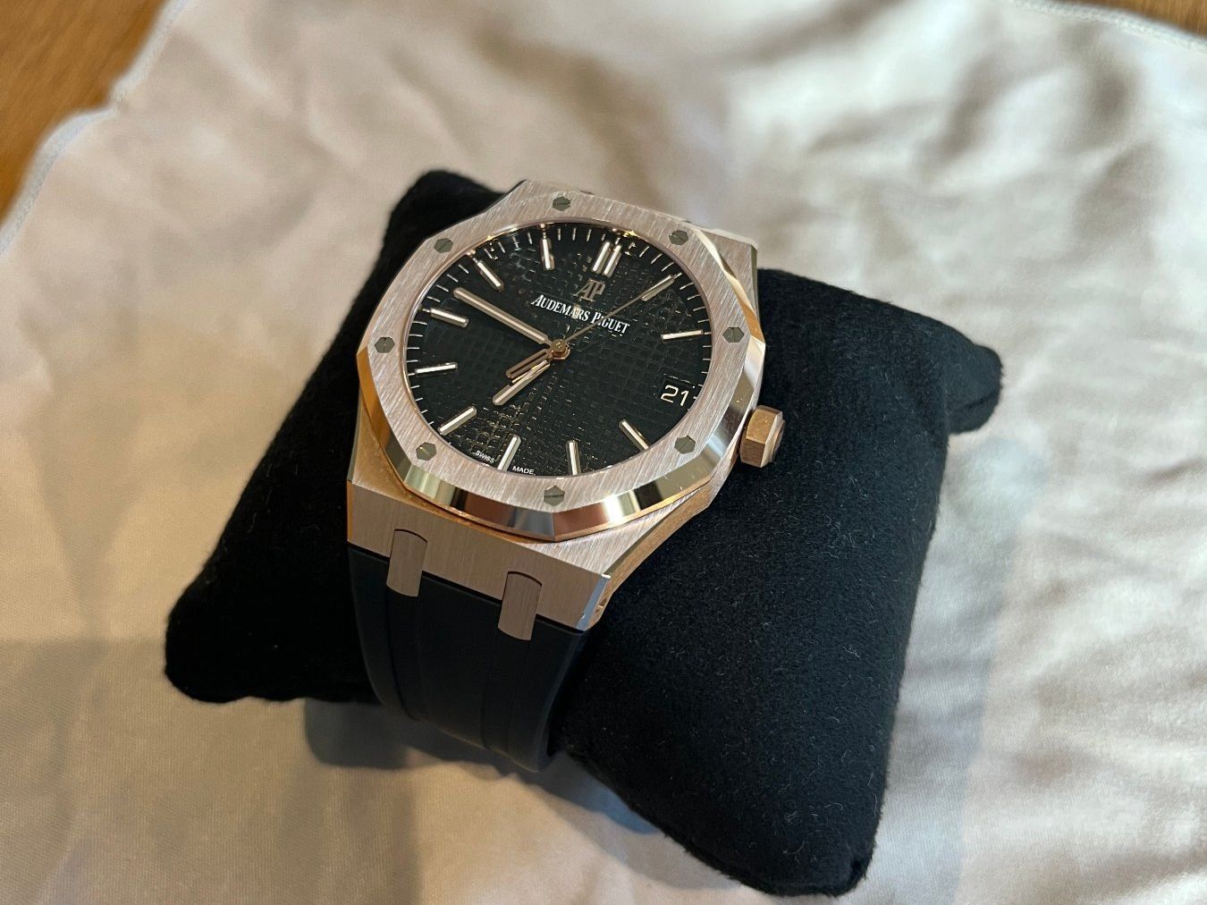 Audemars Piguet Orologi: Audemars Piguet Royal Oak Rosé - 15500OR – Nuovo (secondo la descrizione) da Muttenz venduto da wersuchtderfindet_ 3